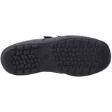 Hush Puppies Mens Maddox Touch Fastening Shoe Black
