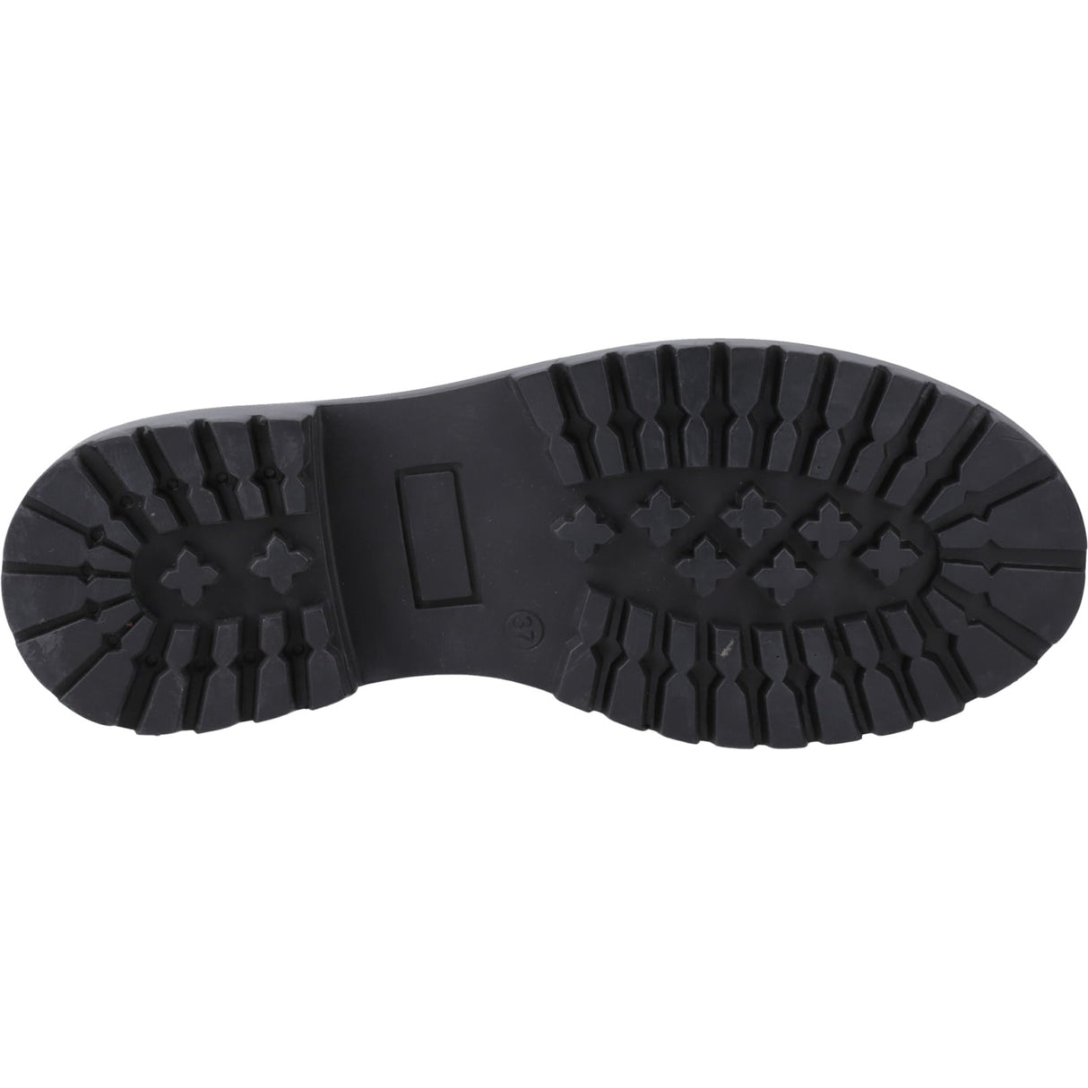 Hush Puppies Womens Aubrey Lace Up Patent Snr Black