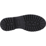 Hush Puppies Womens Aubrey Lace Up Patent Snr Black