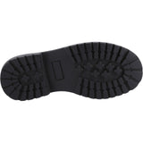 Hush Puppies Girls Abigail Patent Senior Shoe Black