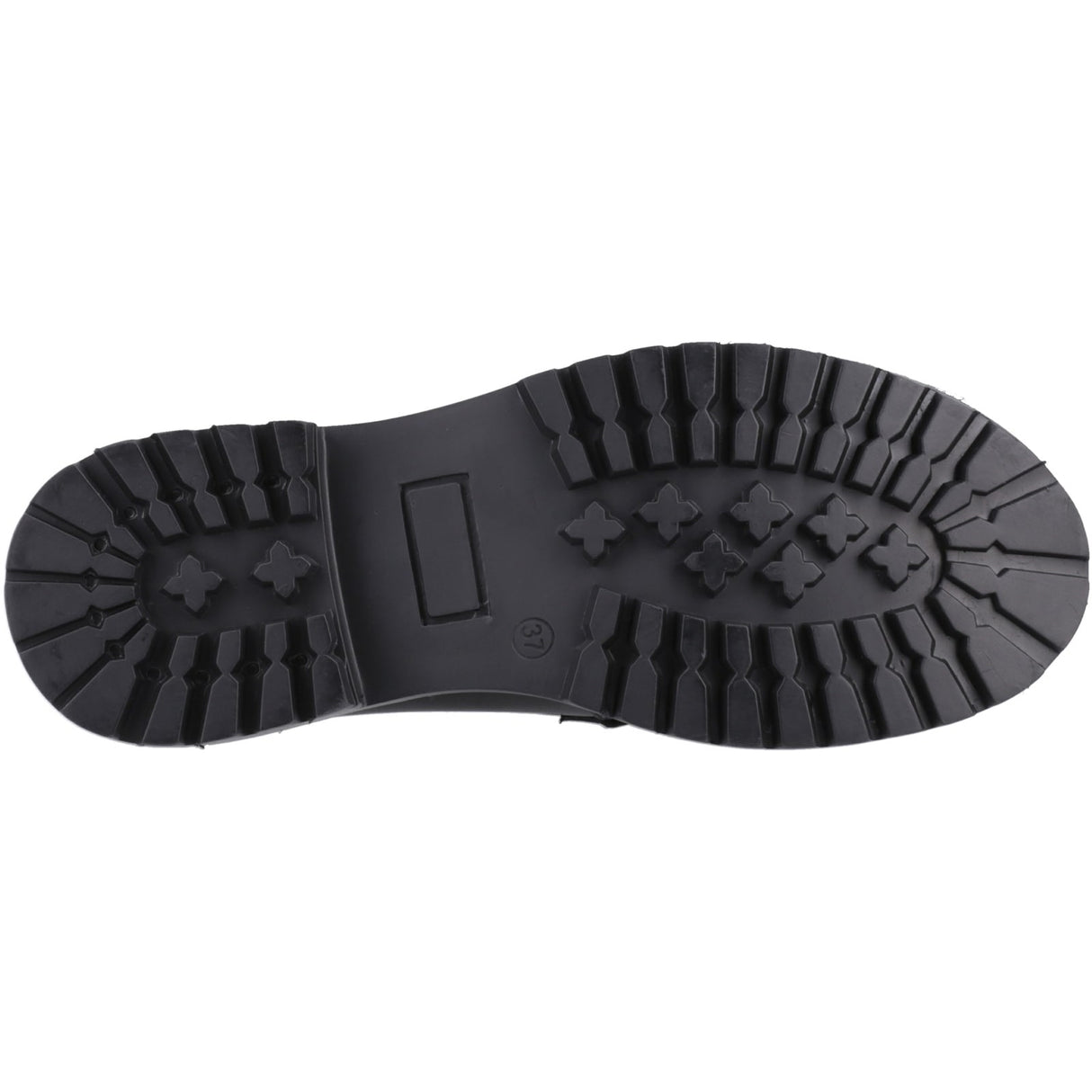 Hush Puppies Girls Abigail Senior Shoe Black