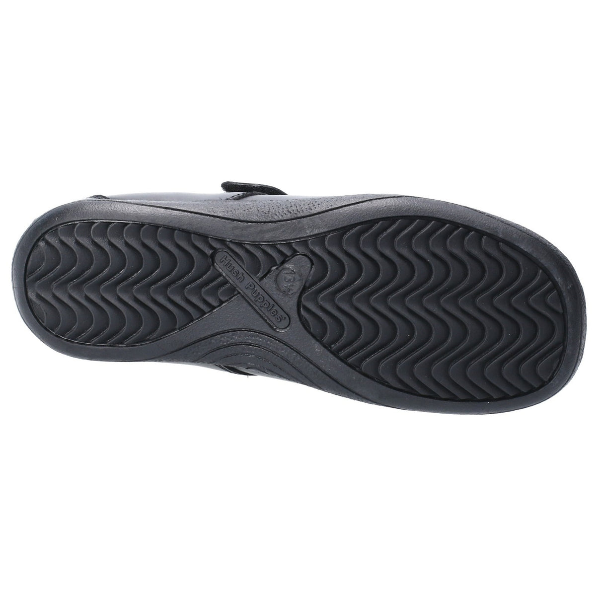 Hush Puppies Junior Girls Amber Junior School Shoe Black