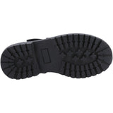 Hush Puppies Junior Girls Astrid Bow Patent Jnr Black