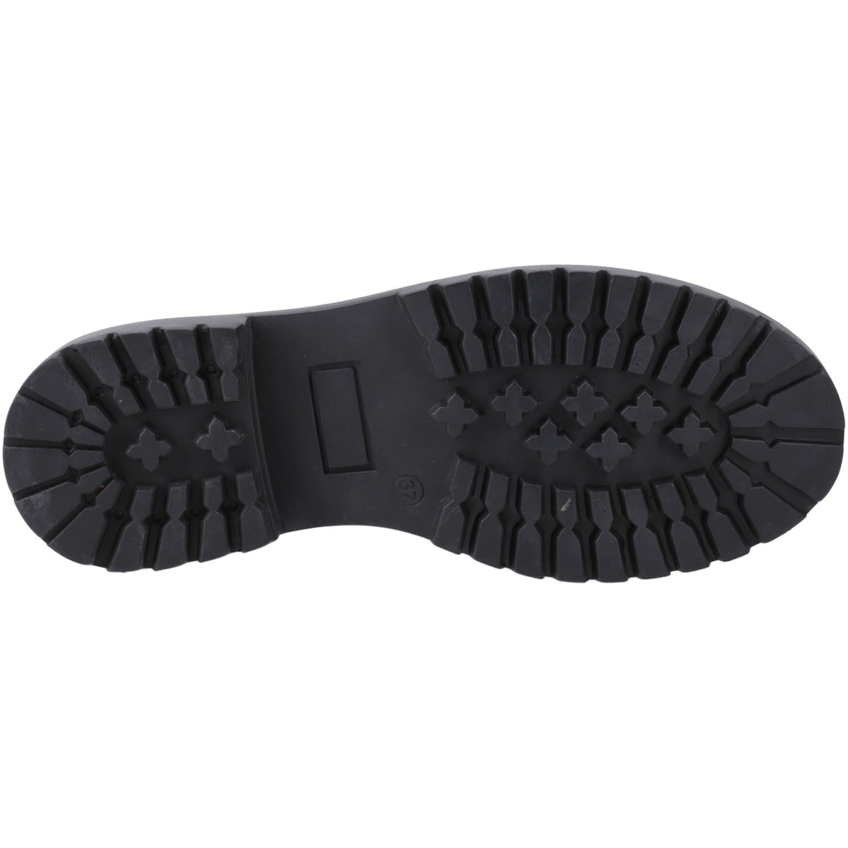 Hush Puppies Girls Aubrey Lace Up Patent Snr Black