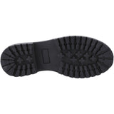 Hush Puppies Girls Aubrey Lace Up Patent Snr Black