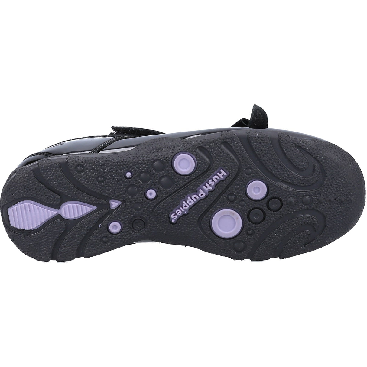 Hush Puppies Junior Girls Carrie School Shoe Junior Black