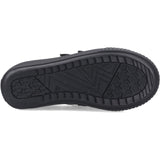 Hush Puppies Junior Girls ELSIE TOUCH FASTENING JN Black Patent