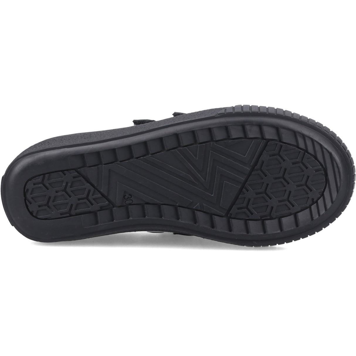 Hush Puppies Girls ELSIE TOUCH FASTENING SN Black Patent