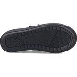 Hush Puppies Girls ELSIE TOUCH FASTENING SN Black Patent