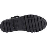 Hush Puppies Junior Girls Fiona Patent Junior Shoe Black