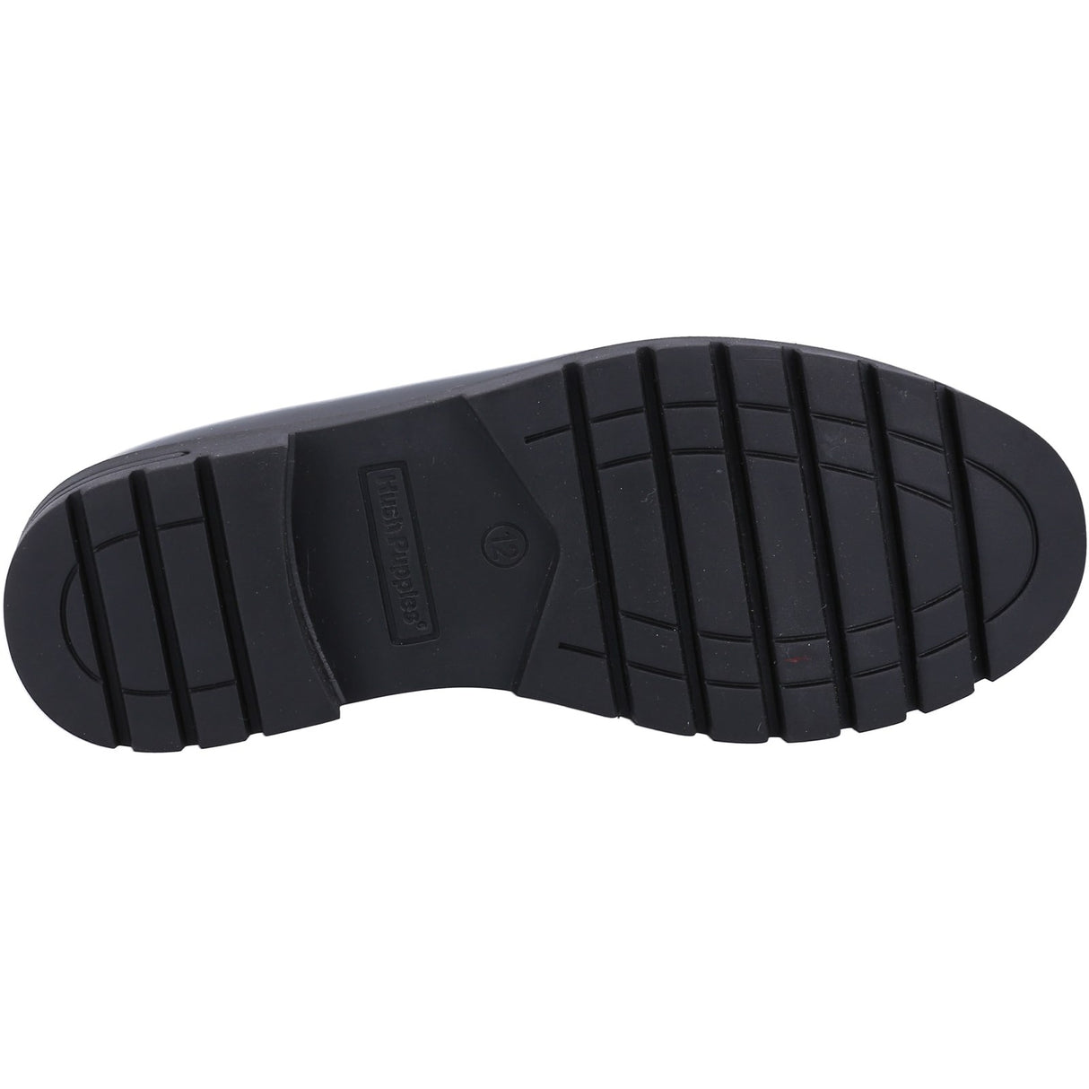 Hush Puppies Girls Hazel Patent SNR Shoe Black