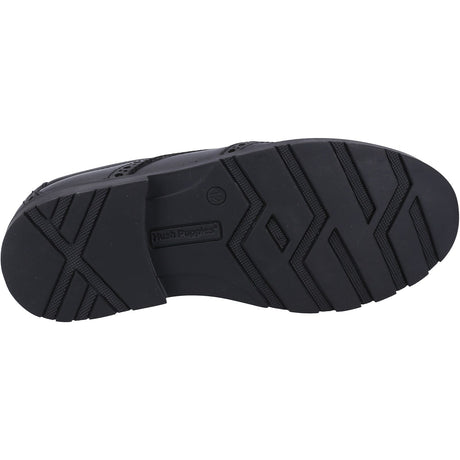 Hush Puppies Mens Jacob SNR Shoe Black