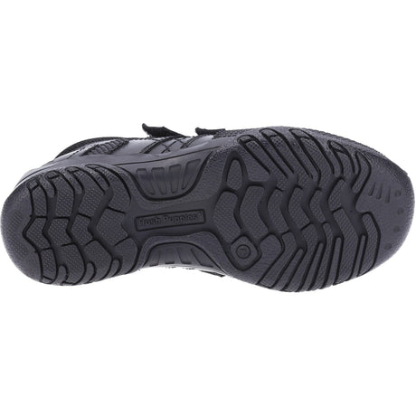 Hush Puppies Mens Jezza Senior School Boot Black