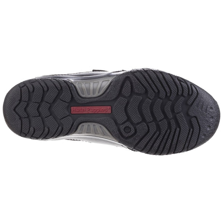 Hush Puppies Mens Jezza Senior School Shoe Black