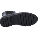 Hush Puppies Junior Girls Laura Patent JNR Chelsea Black