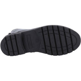 Hush Puppies Junior Girls Lauren Patent Junior Shoe Black