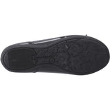 Hush Puppies Junior Girls Lillie Ballerina Patent Black