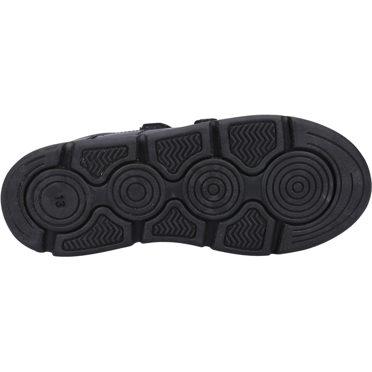 Hush Puppies Boys Lucas SNR Shoe Black