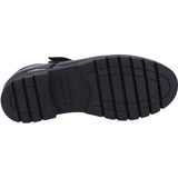 Hush Puppies Junior Girls Sabrina Patent JNR Shoe Black
