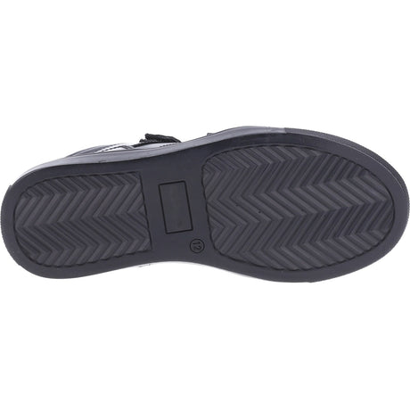 Hush Puppies Junior Boys Seth Junior School Shoe Black