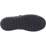 Hush Puppies Mens Sully Touch Fastening Snr Black