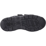 Hush Puppies Mens Tristen Touch Fastening Snr Black