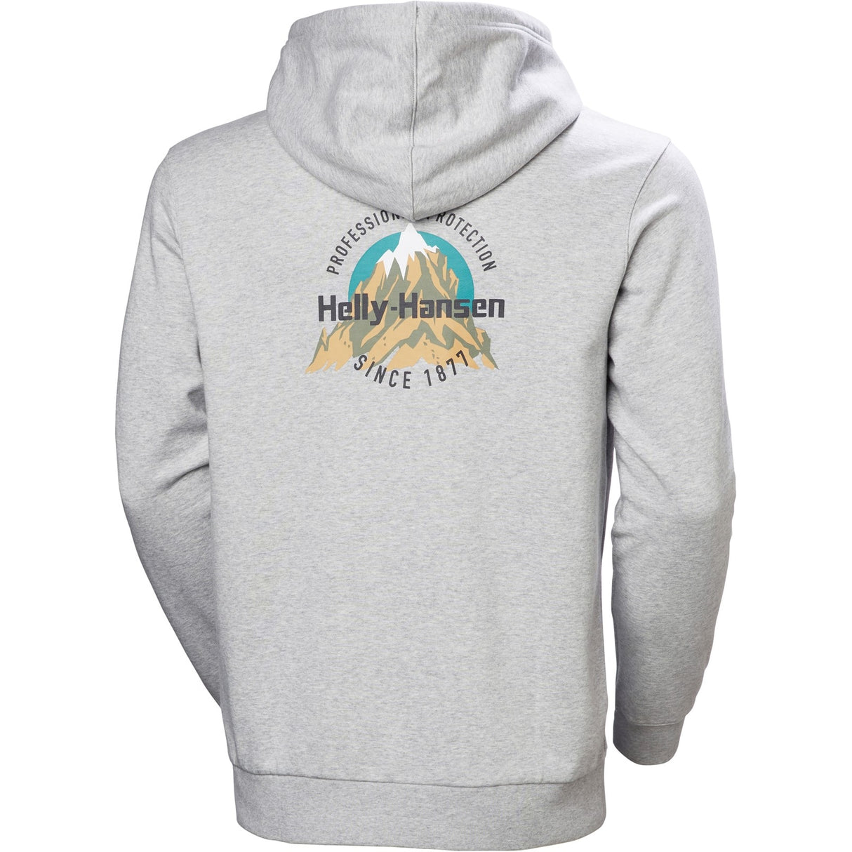 Helly Hansen Sport Mens Core Graphic Hoodie Grey Melange