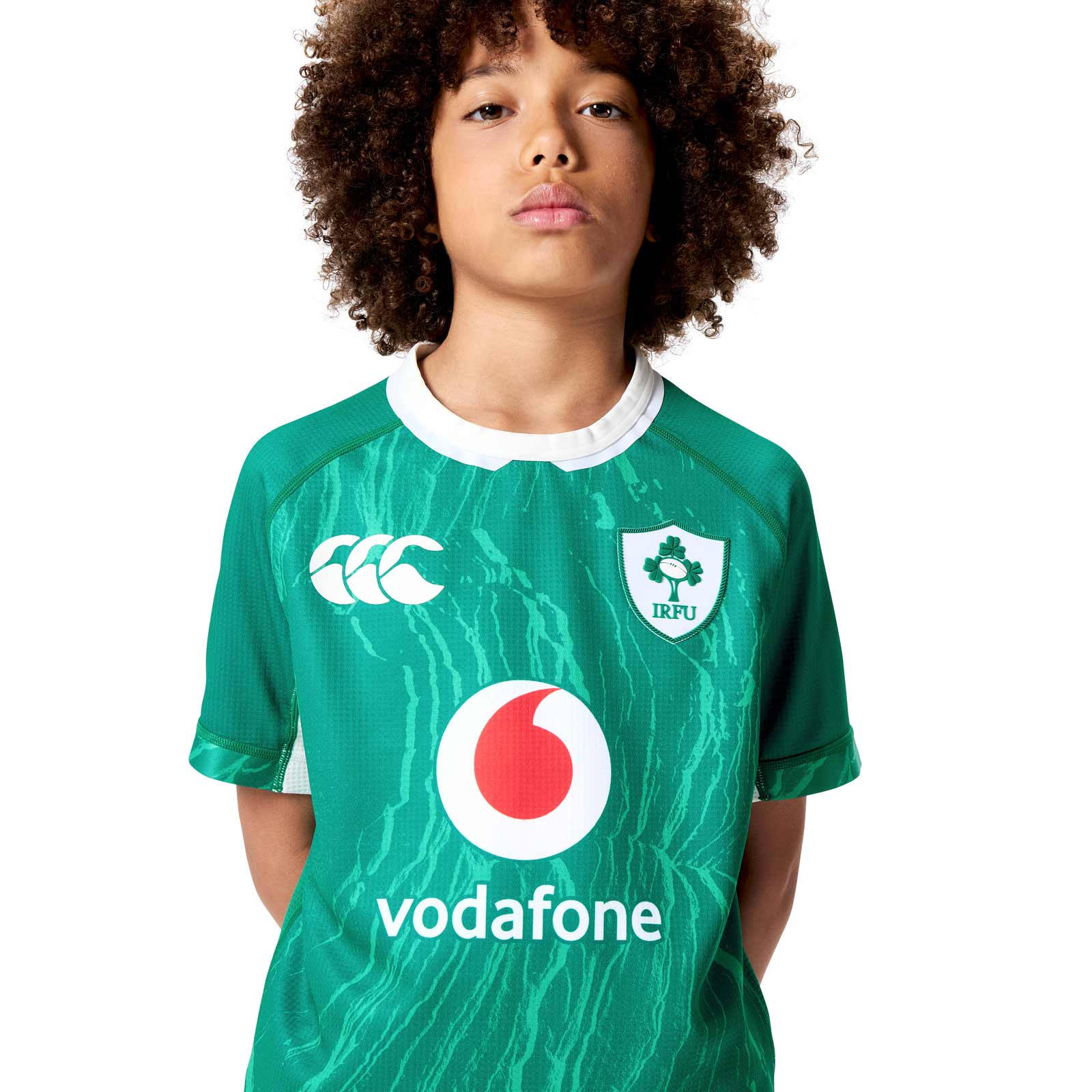 Canterbury IRFU Rugby Ireland 2024/25 Kids Home Pro Jersey