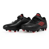 Umbro Raposa Jnr FG Velcro Black/Red