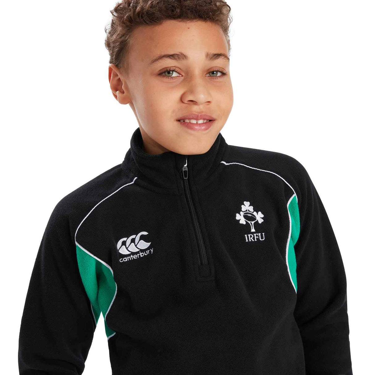 Canterbury Ireland Rugby IRFU 2022 Kids Half-Zip Fleece
