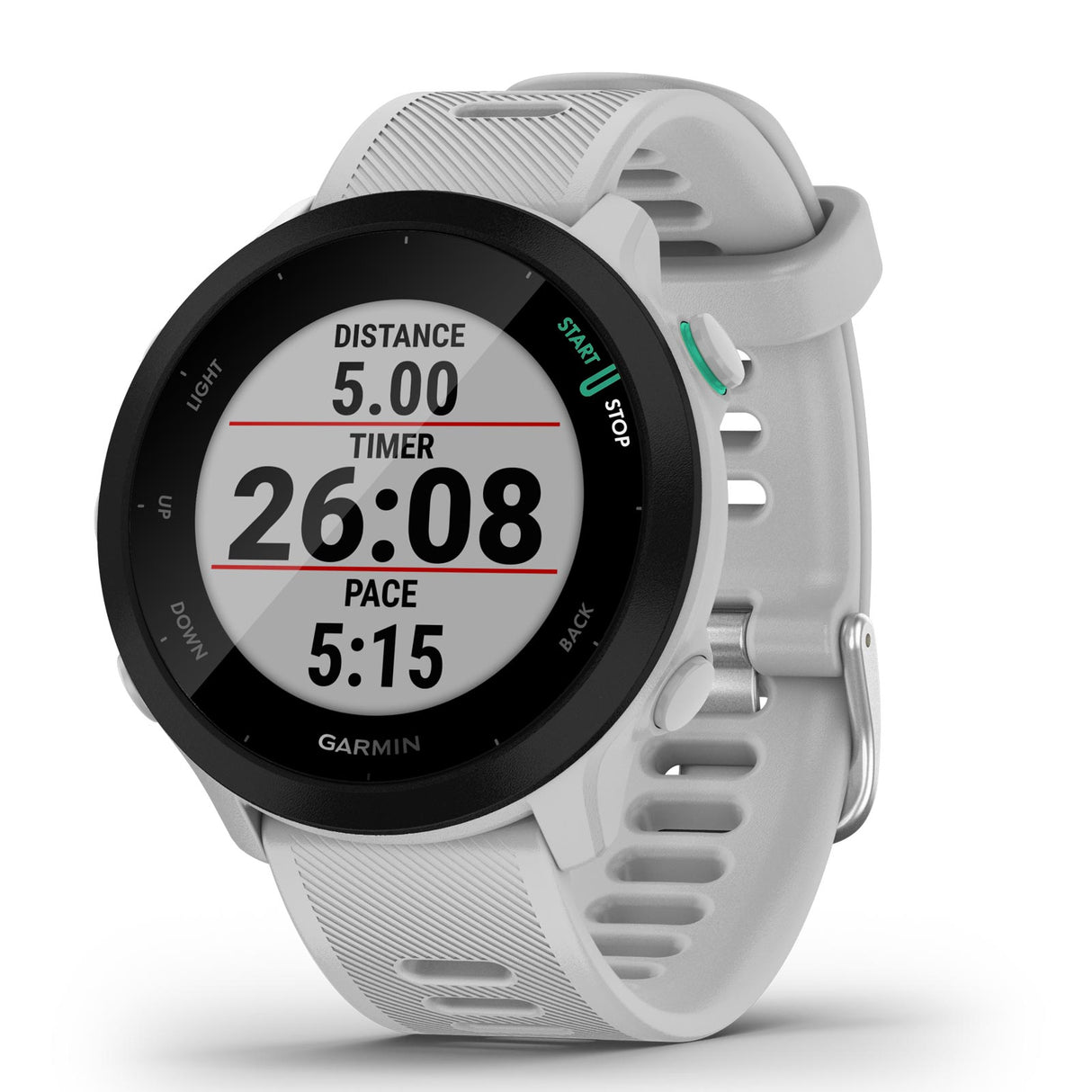 Garmin Forerunner® 55 GPS Smartwatch - White