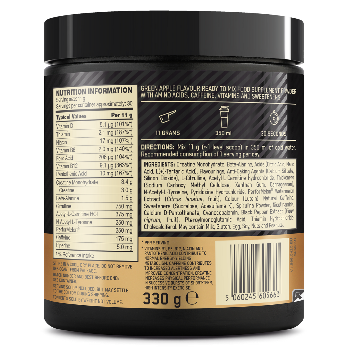 Optimum Nutrition Gold Standard Pre-Workout 300g Tub