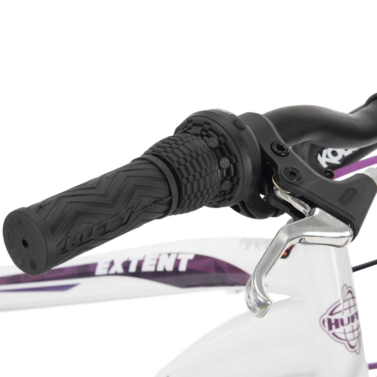 Huffy Extent 26” Adults Mountain Bike - handlebar view 