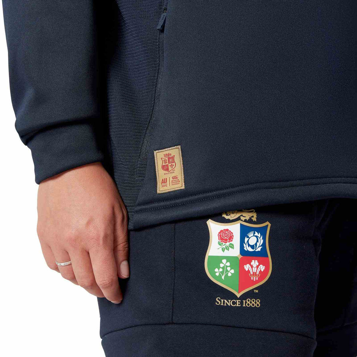 Canterbury British & Irish Lions Rugby 2024/25 Womens Half-Zip Hoodie