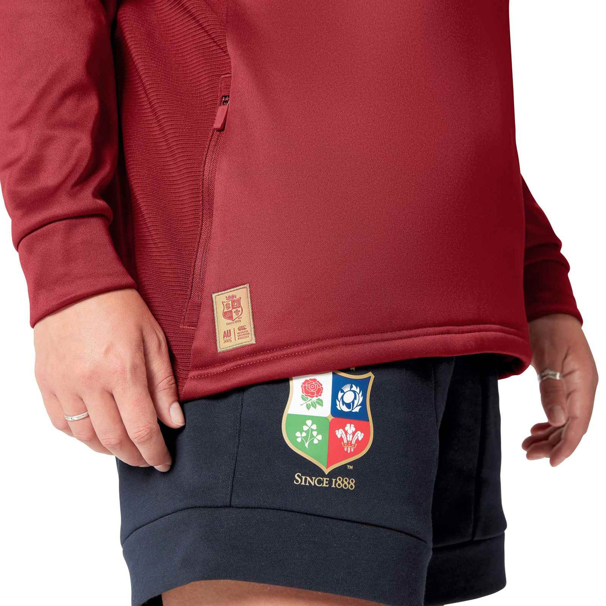 Canterbury BIL 1/4 Zip Womens Hoody Red