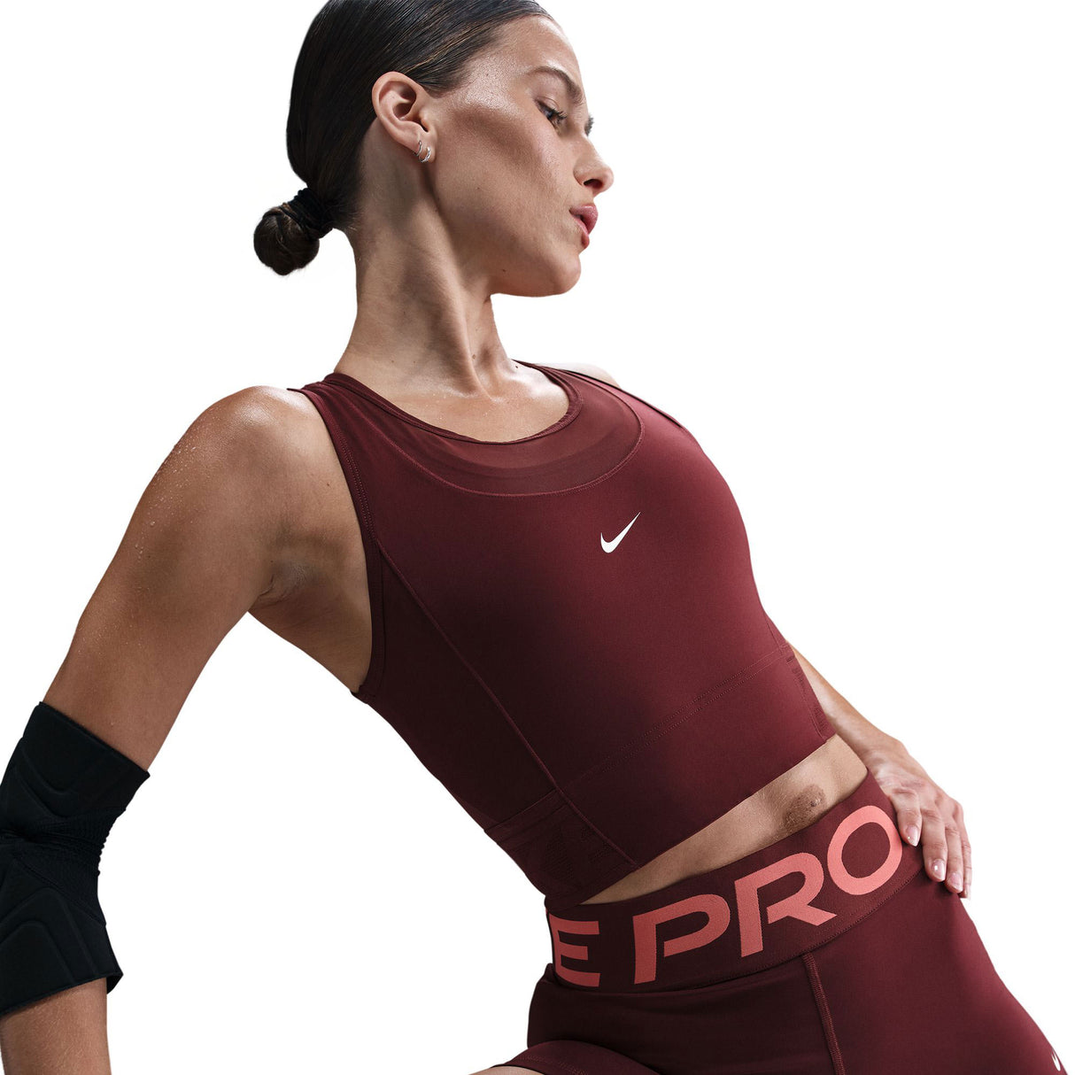 Nike Pro Womens Dri-Fit Cropped Tank Top