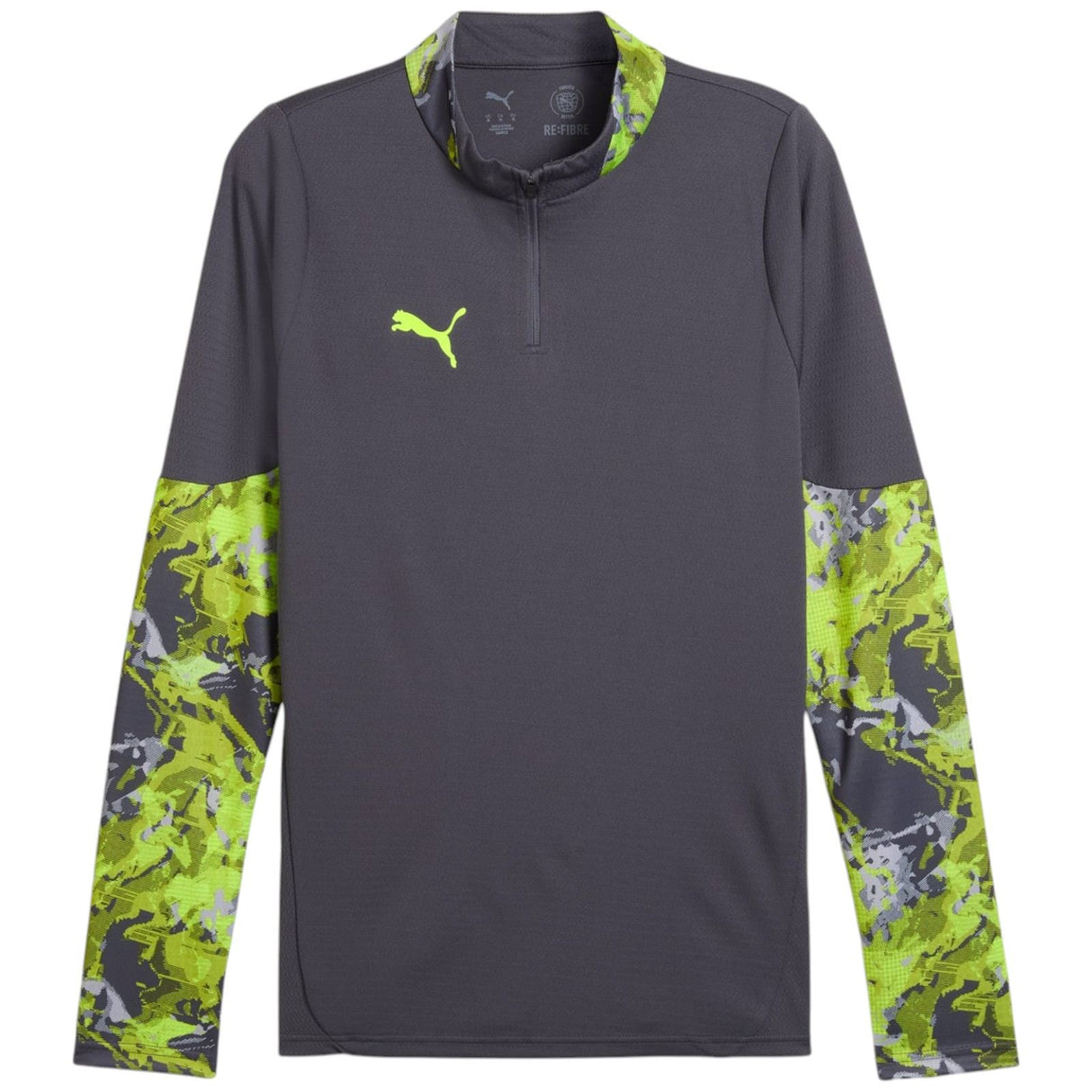 Puma IndividualCUP Mens Half-Zip Long Sleeved Top