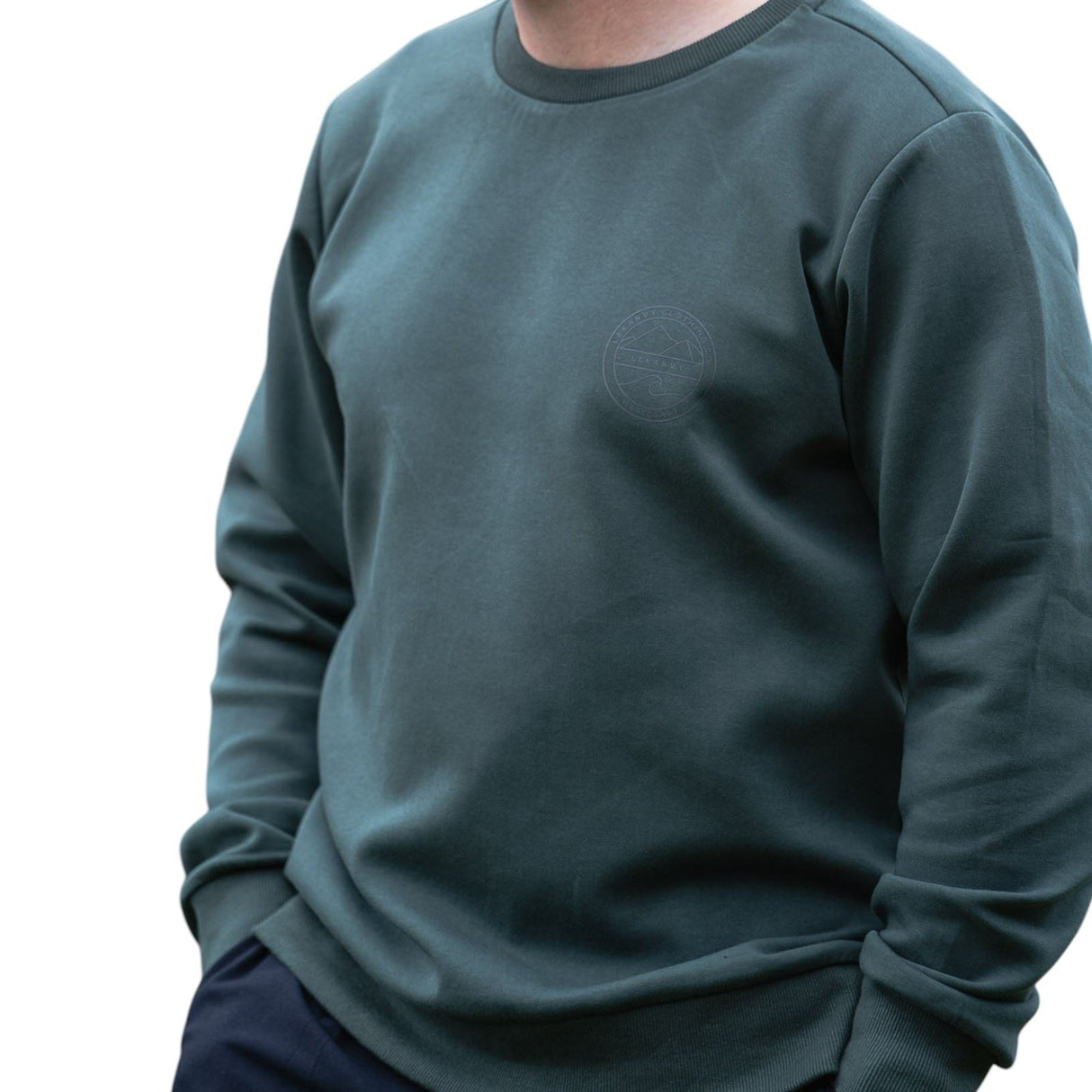 LeKanvy Versatile Unisex Crew Neck Green