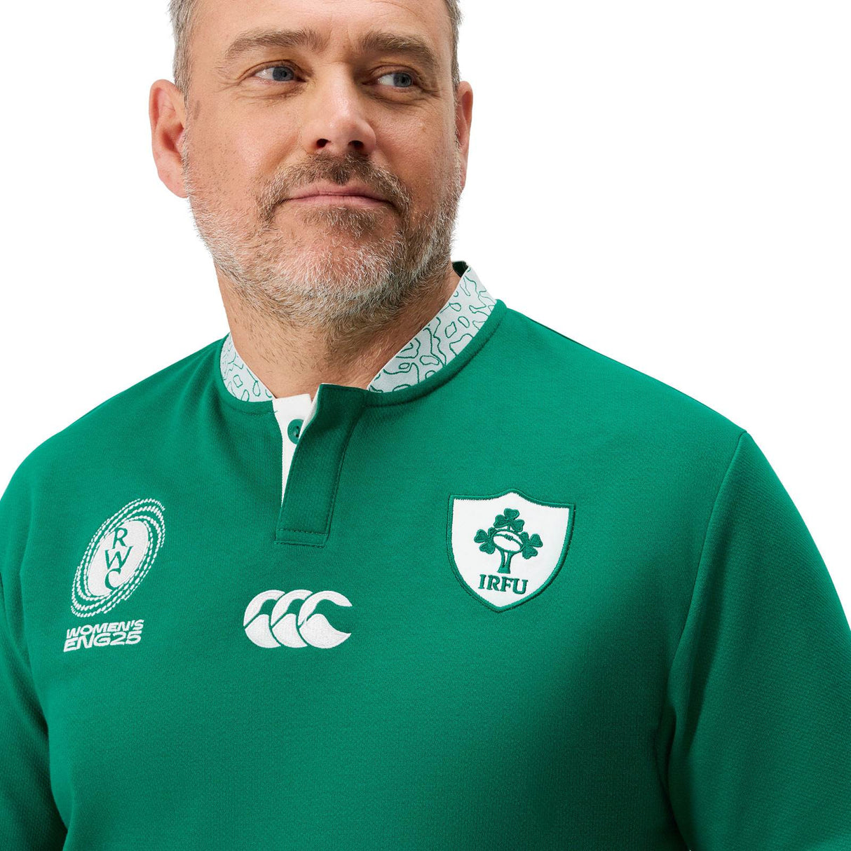 Canterbury IRFU Ireland Rugby WRWC 2025/26 Mens Classic Home Jersey