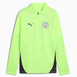 Puma MCFC 25 Kids UCL Train QZ Top Green