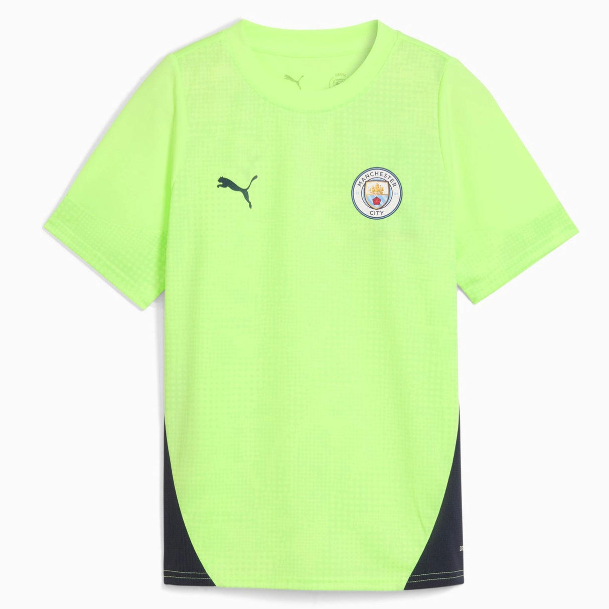 Puma MCFC 25 Kids UCL Train Jersey Green