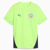 Puma MCFC 25 Kids UCL Train Jersey Green