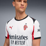 Puma AC Milan Football 2025/26 Adults Short Sleeved Away Jersey