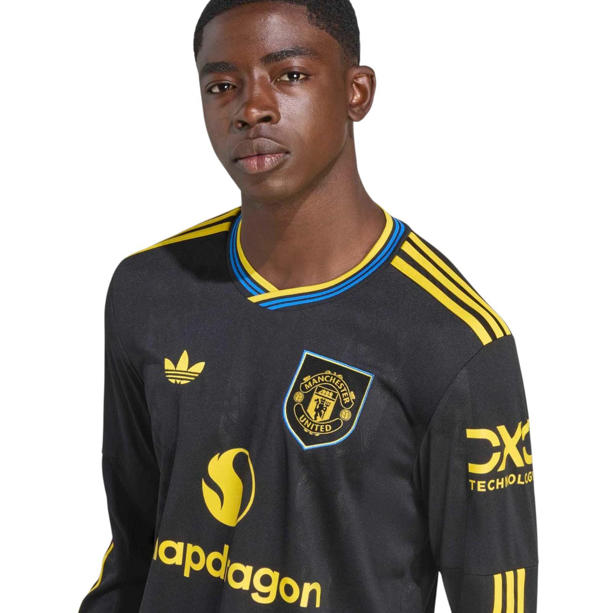 adidas MUFC 25 Third LS Jersey Black