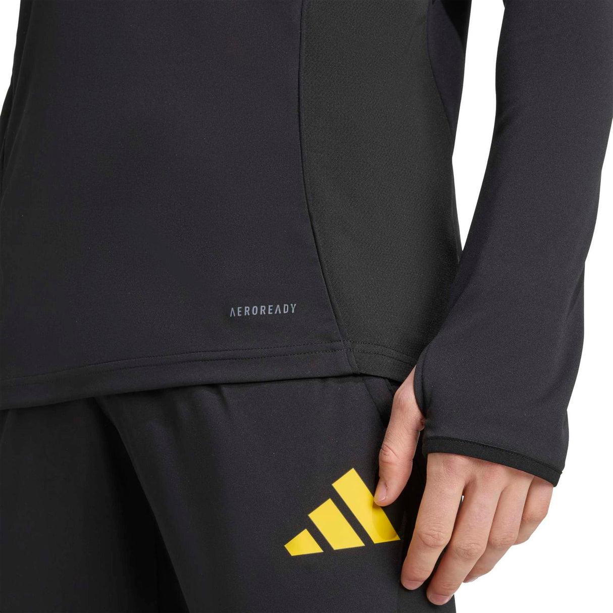 adidas MUFC 25 EU Train QZ Top Black