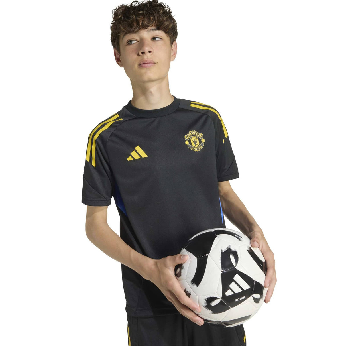 adidas MUFC 25 Kids EU Train Jersey Blk