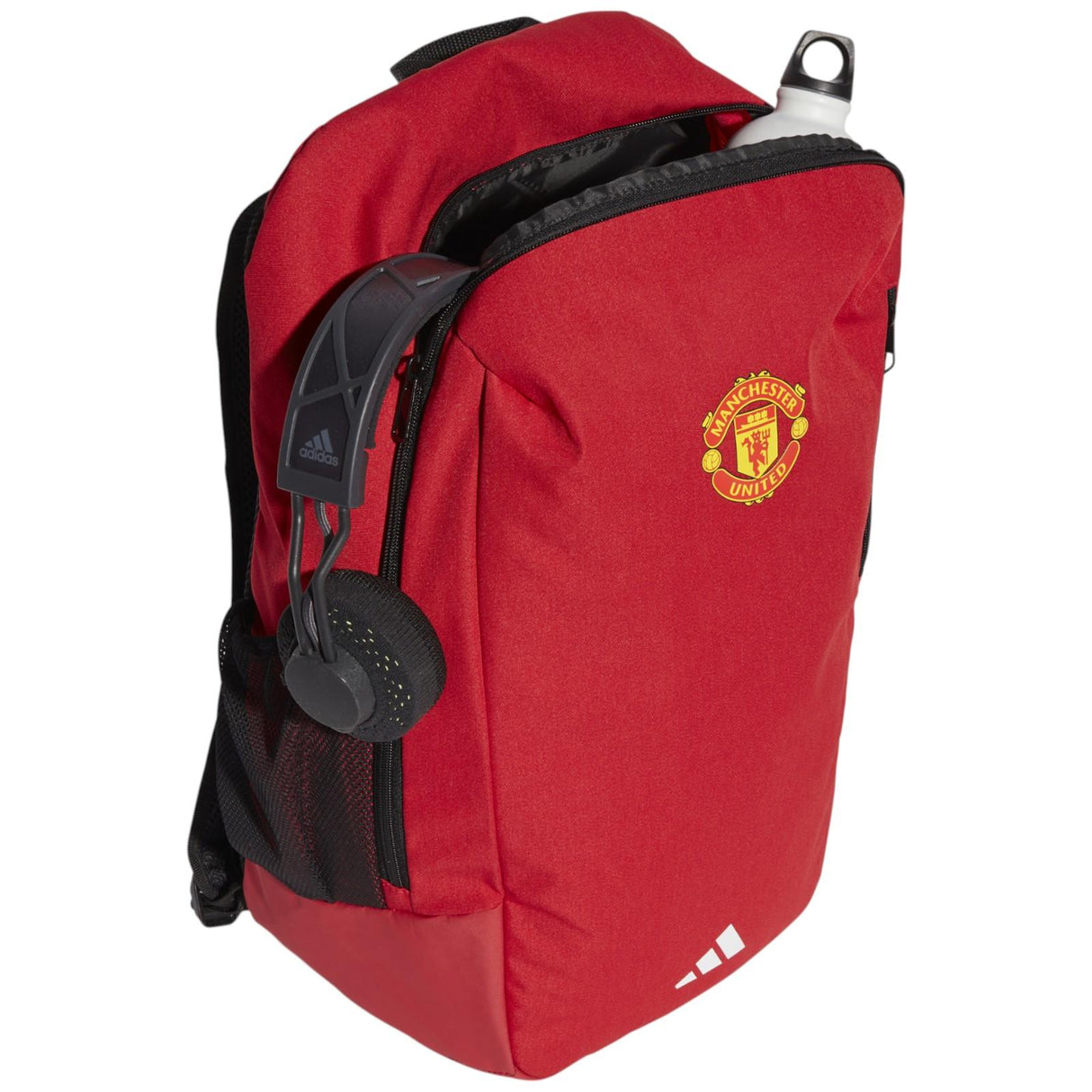 adidas Manchester United 2025/26 Home Backpack Side Open Zip View 