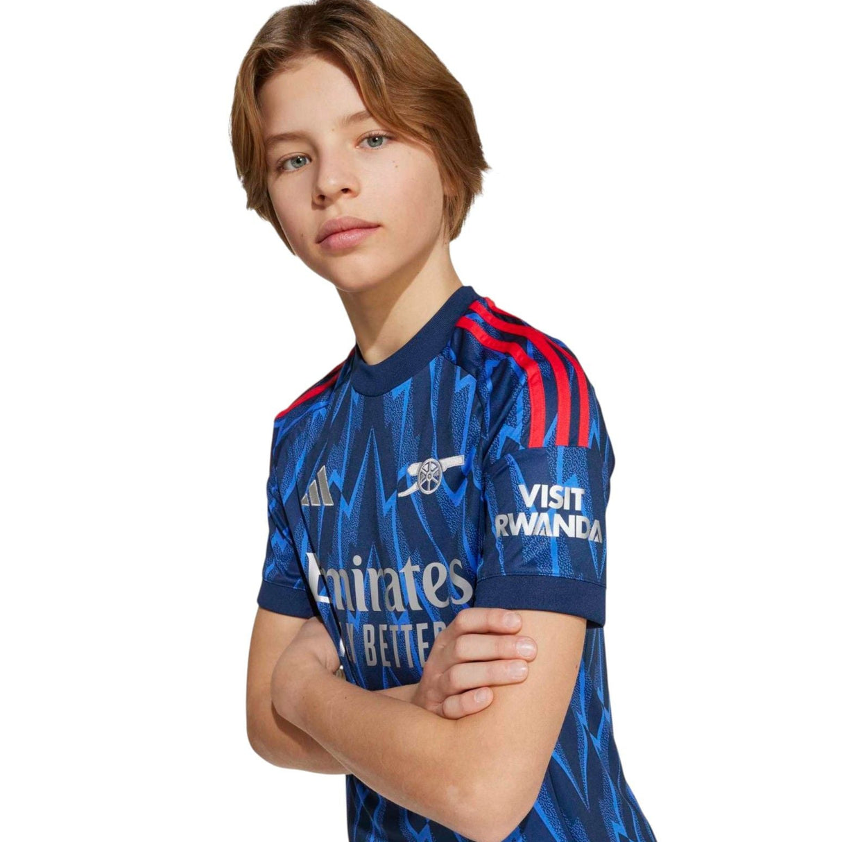adidas Arsenal Football 2025/26 Kids SS Away Jersey