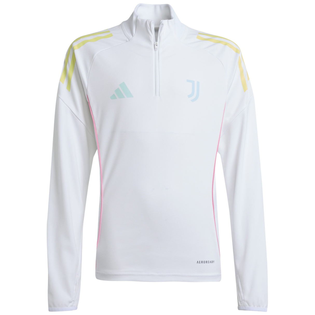 adidas Juventus Football Kids 2025/26 Half-Zip Training Top Front View