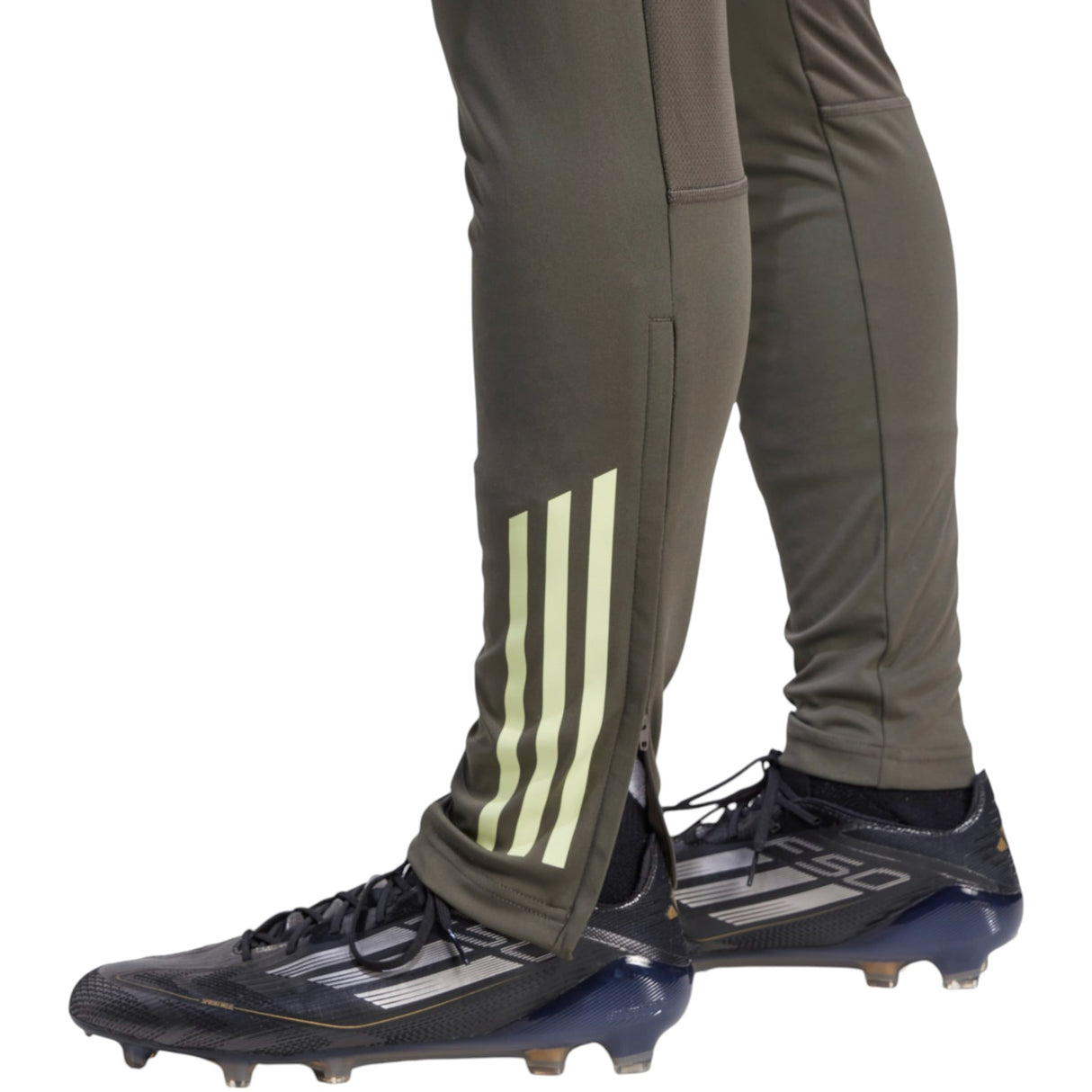 adidas Real Madrid Football 2025/26 Adults Training Pant Model Close-Up Lower Leg View
